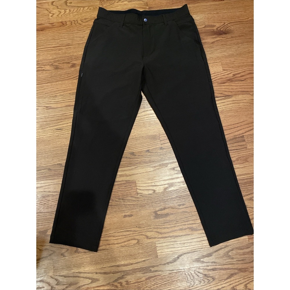 Men's‎ Bylt Premium Basics Kinetic Chino Pants Black 34x30 Performance Stretch
